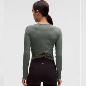 Lululemon All It Takes Back-Twist Ribbed Long Sleeve Shirt